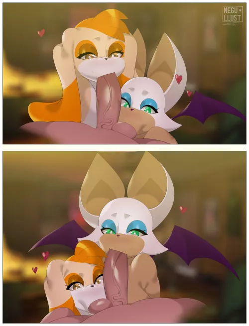 Vanilla & Rouge BJ (Negullust) by ObserveAndHerve