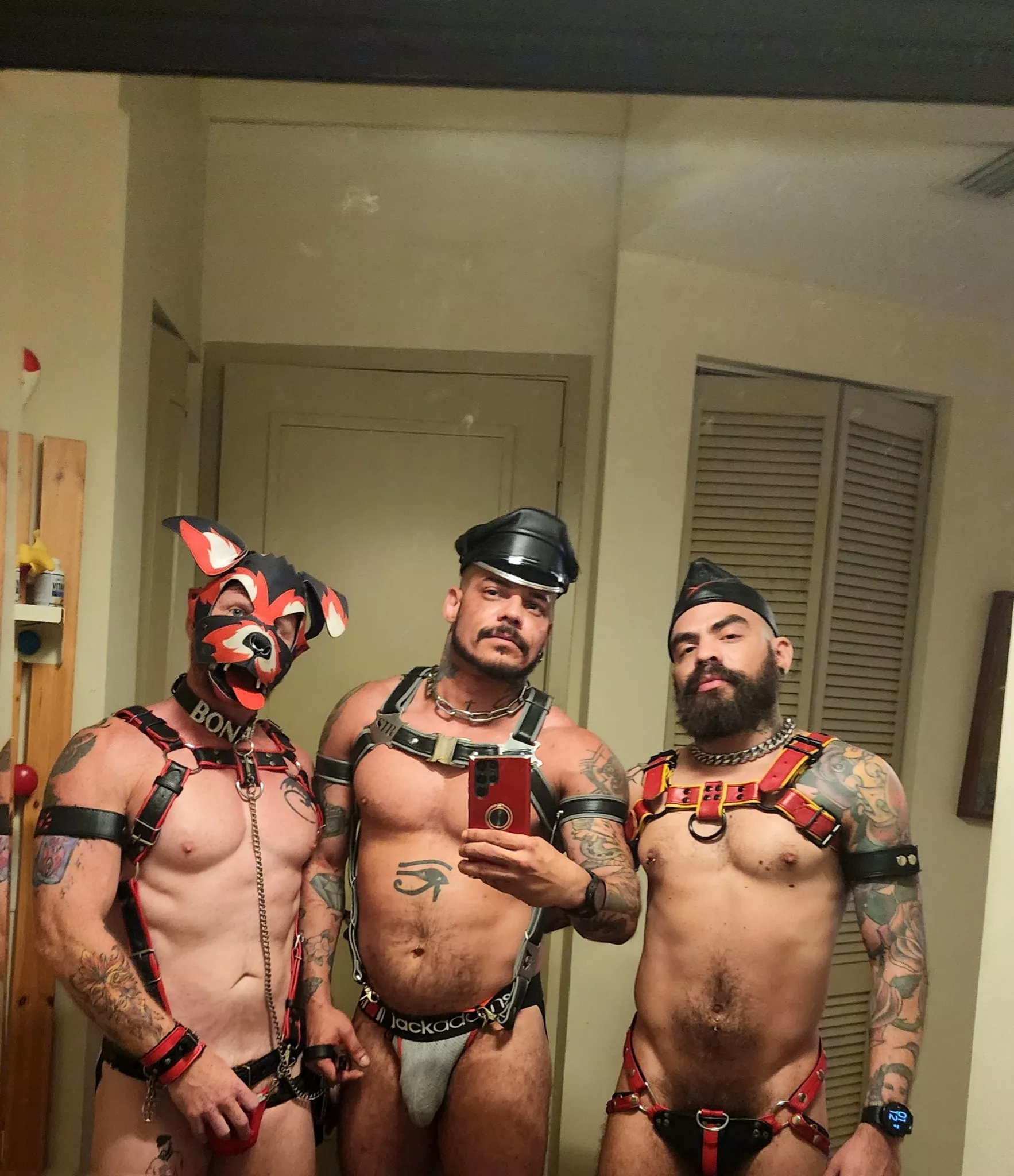 We took the sub out as a pup last night. We enjoy showing off. posted by 2Masters1Fag