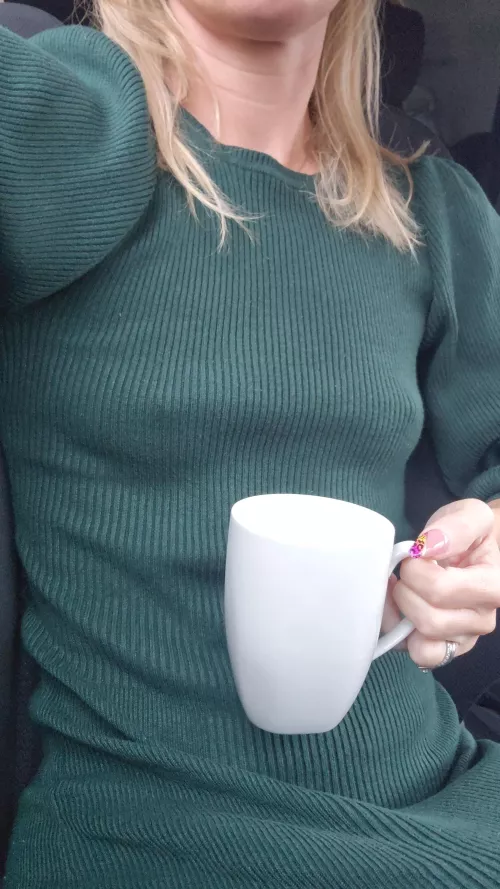 Cuppa in the car before work by UVAus