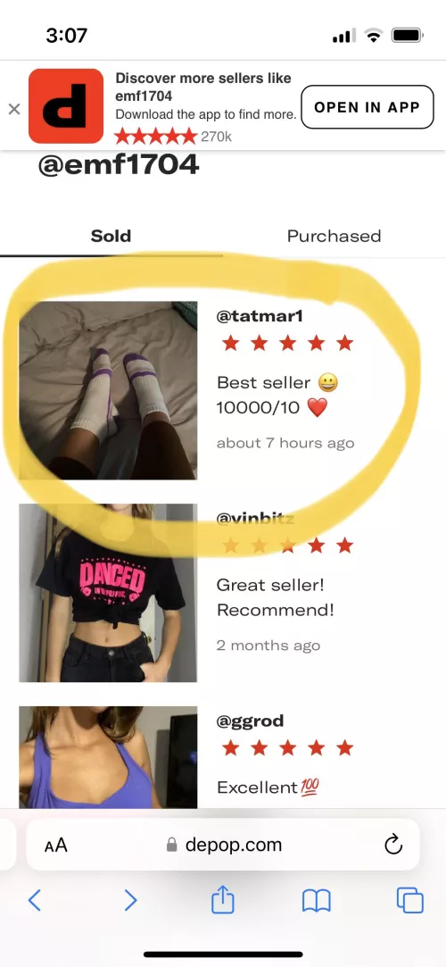 Depop socks by Dismal-Struggle5226