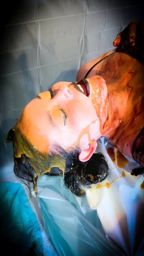 Drippppppp it on 🤎 Caramel syrup to start by MissNoireNFToy