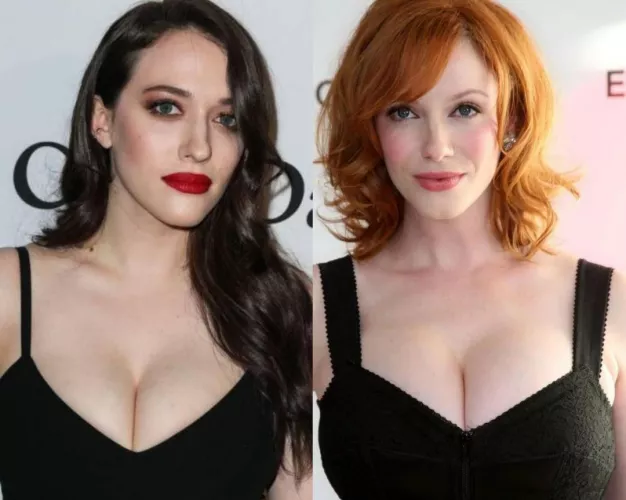 Kat Dennings vs Christina Hendricks by wise_memer