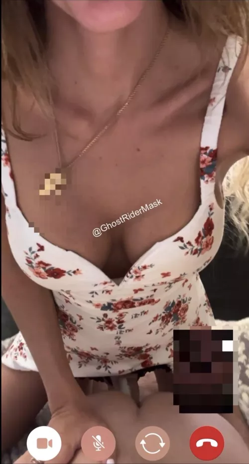 Pegging on online video call 👠 by Ghostridermask1