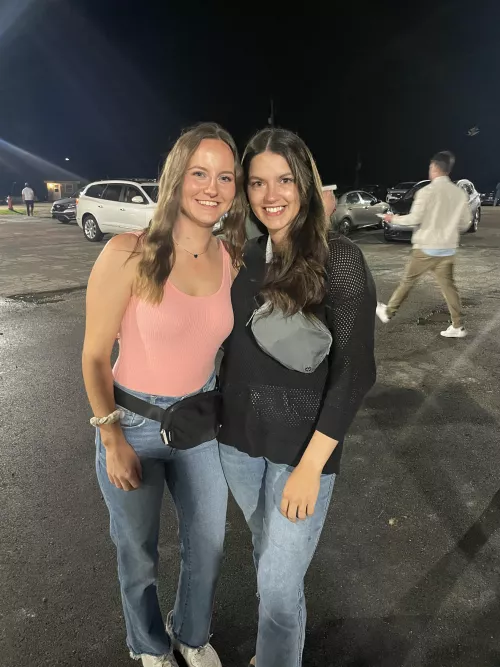 Which slut Left or right? Dm for more pics by lovetolookk