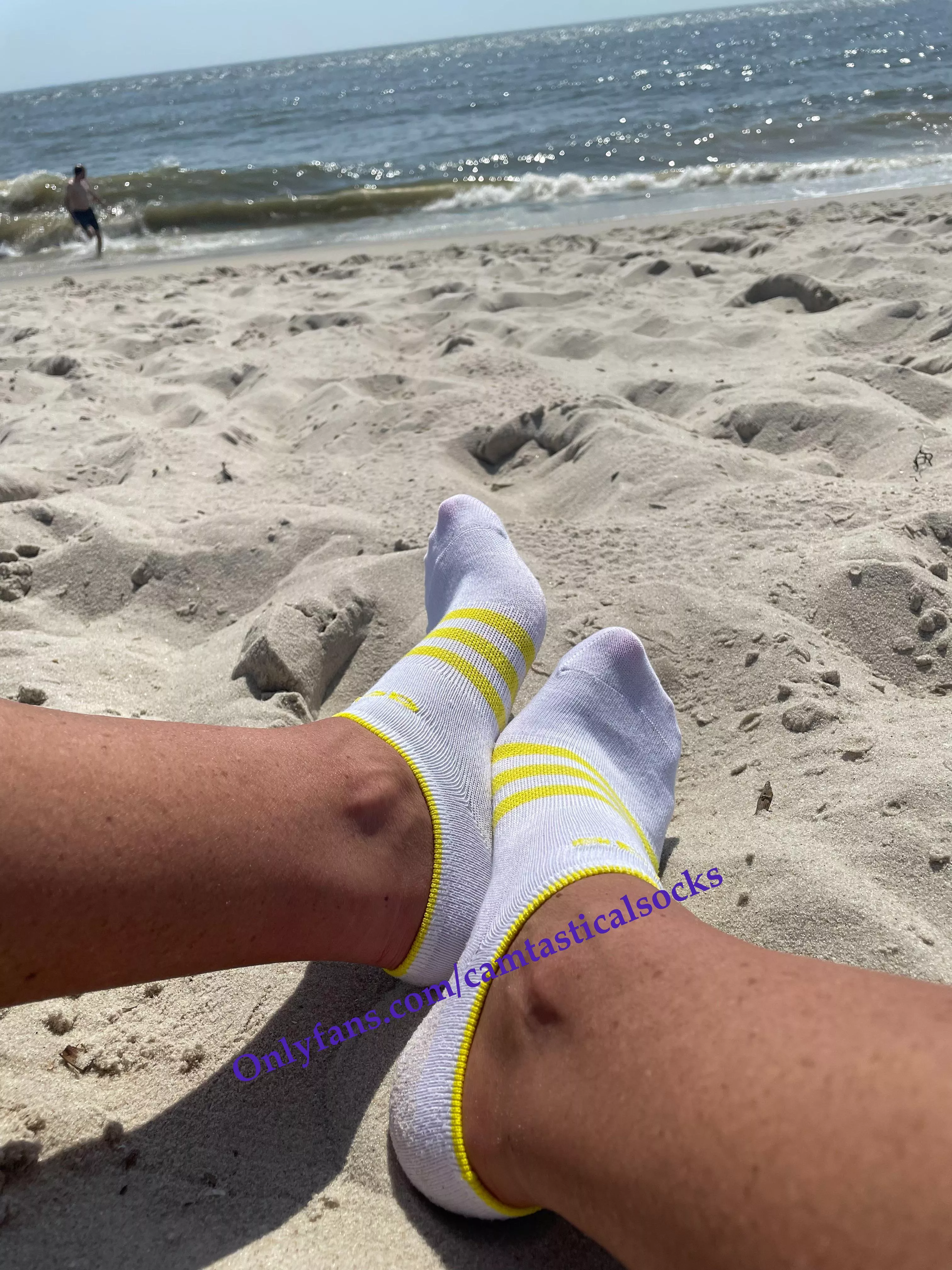 White Striped Adidas Socks [F] posted by camtasticalsocks