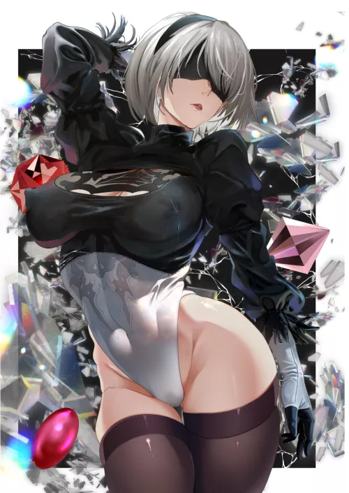 2B [Nier Automata] by CheetahSperm18