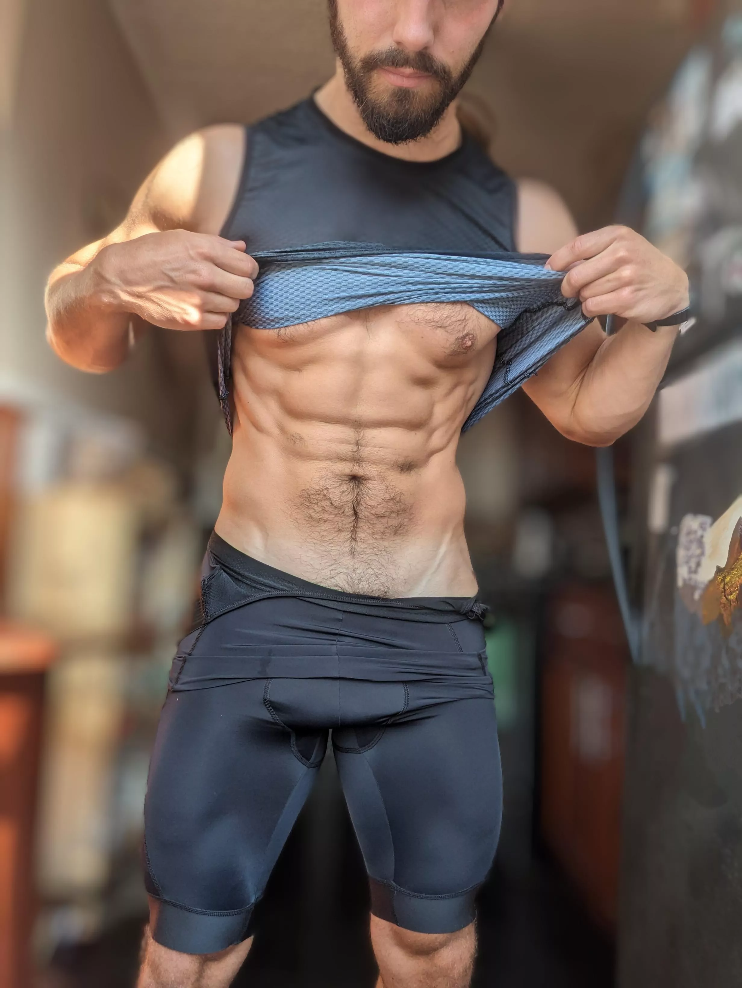 Alright, who's helping [M]e take these cycling shorts off? posted by Adam_Even