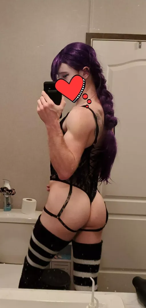 Been chatting with a guy for the first time ever! He confessed to me last time we were together he likes femboys. I'm nervous, but im going to surprise him in this when I go to his place tonight! by Twisted_Tip