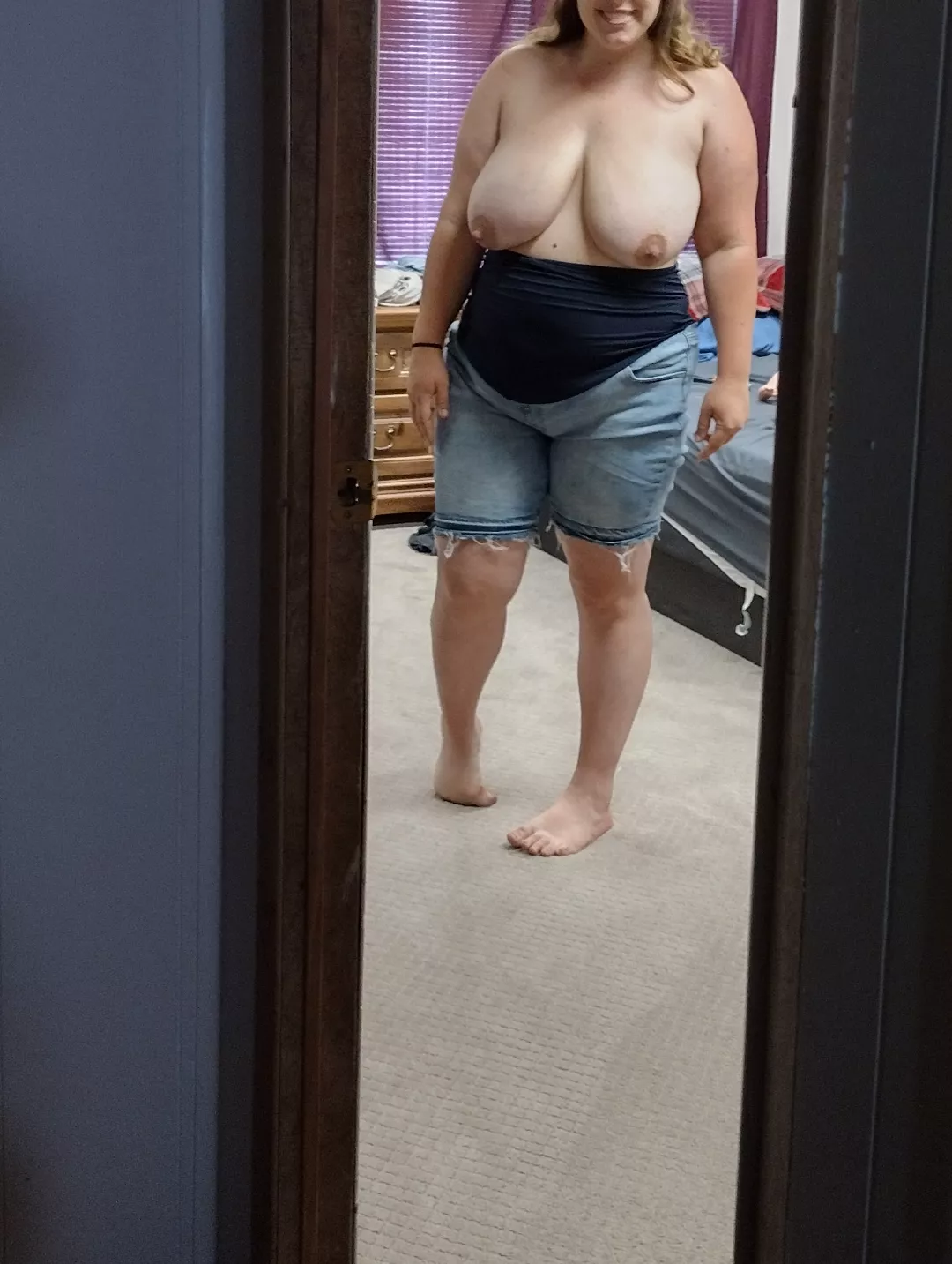 Big saggy mom breasts;) posted by AssEatR14