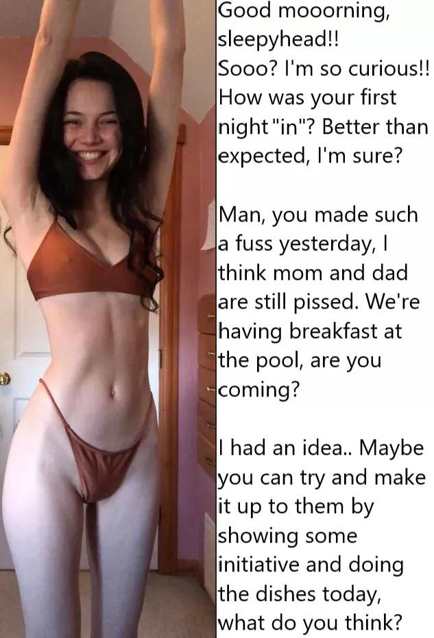 Chastity Fantasy: Caption 295. Of course you made a fuss, as usual. posted by wellhowaboutmaybe