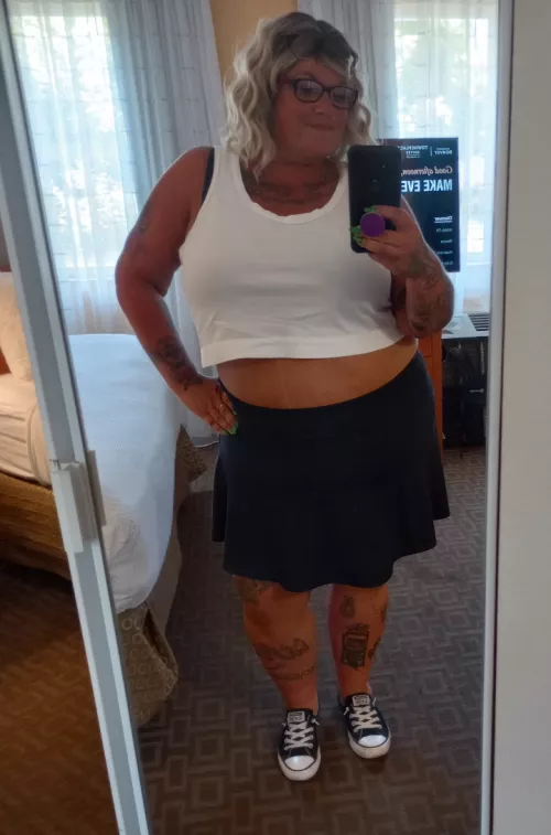 Chuck Taylors are gals best buddy by Bunker__Punch