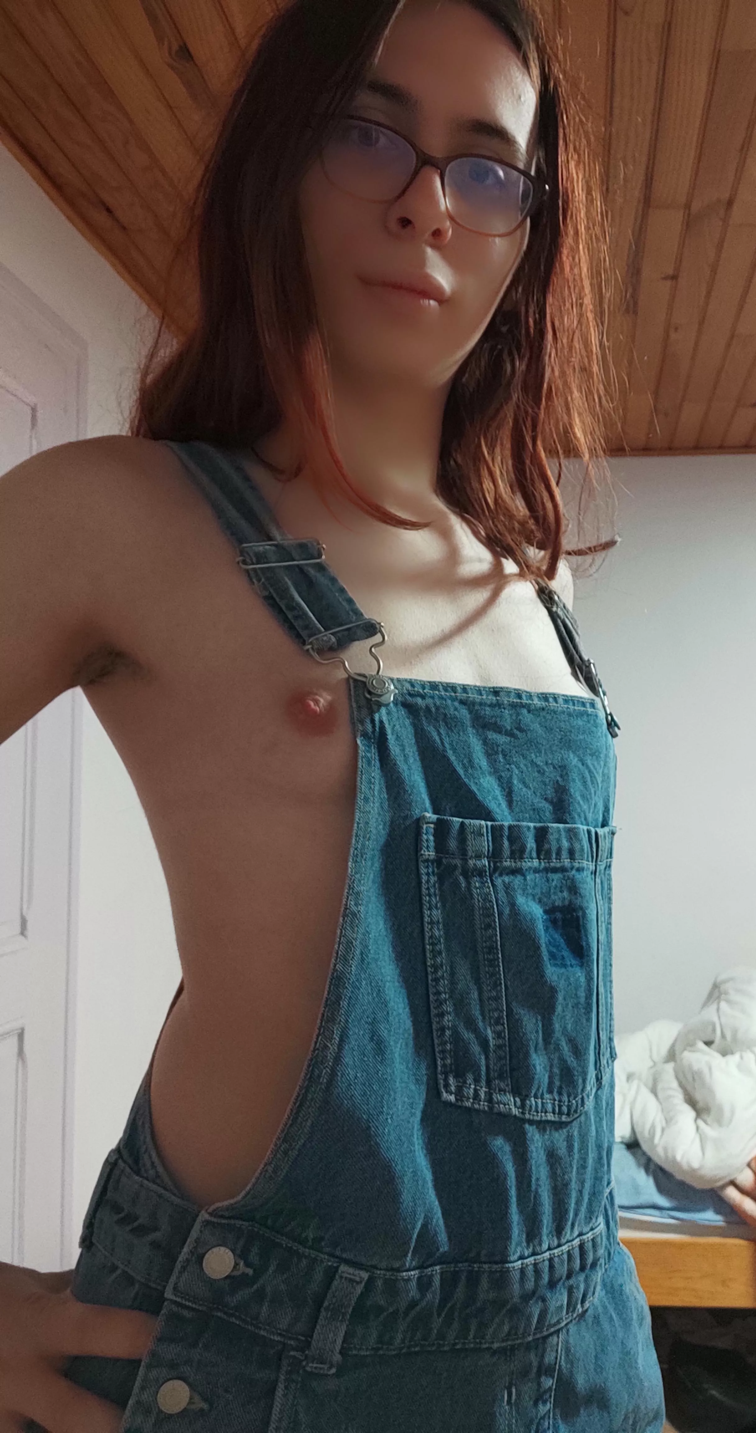 First time posting, a bit nervous aheh - Overalls are cute i think posted by Gamemode_creative