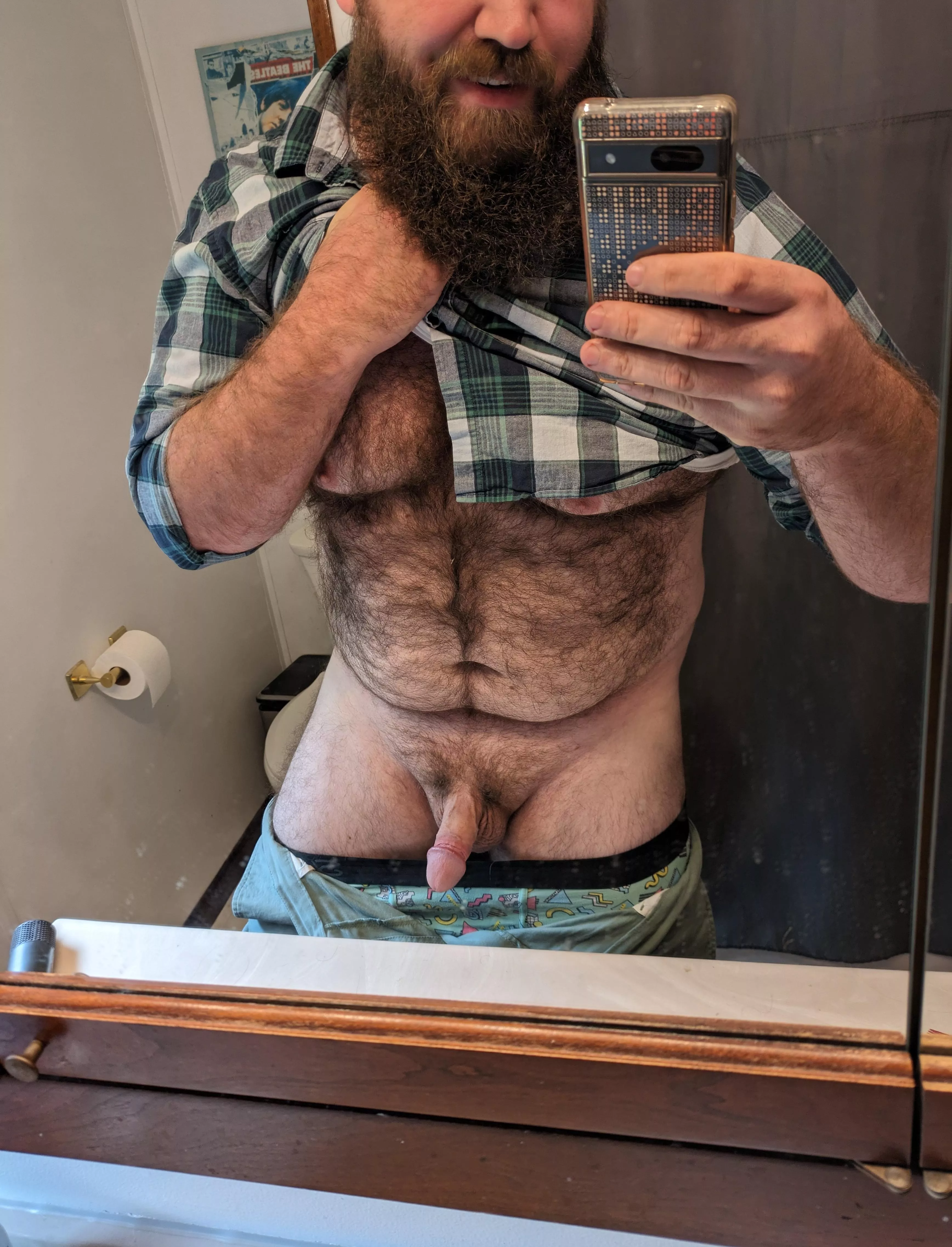 Good afternoon from your friendly neighborhood sasquatch. 😁 posted by BeardedAnonnn