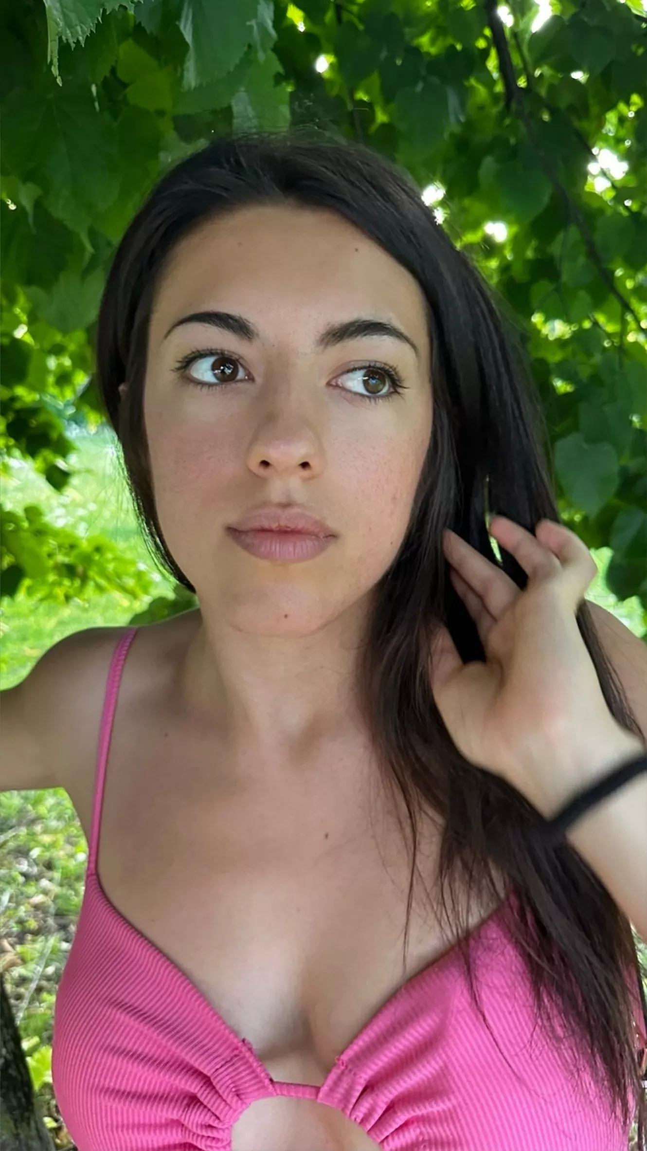 Hoping that a no bra in the nature is cool F19 posted by little__devill