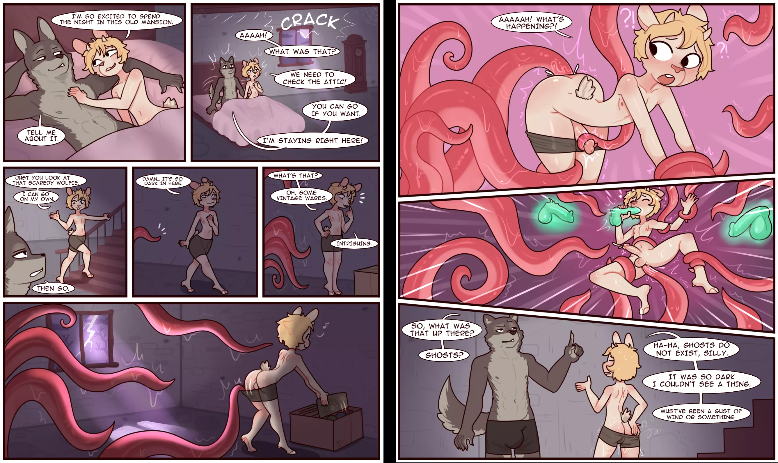 I ain't afraid of no ghost! [MM] (red7cat, characters by Furlough Games) posted by FelixVine