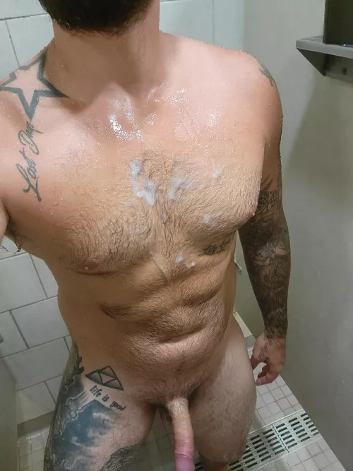 I got a nice facial today at the gym! I feel like such a slut. by Hot-Economy-5101