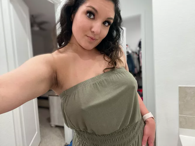 I hope no one notices I don’t have a bra on today by sexxymilf1030