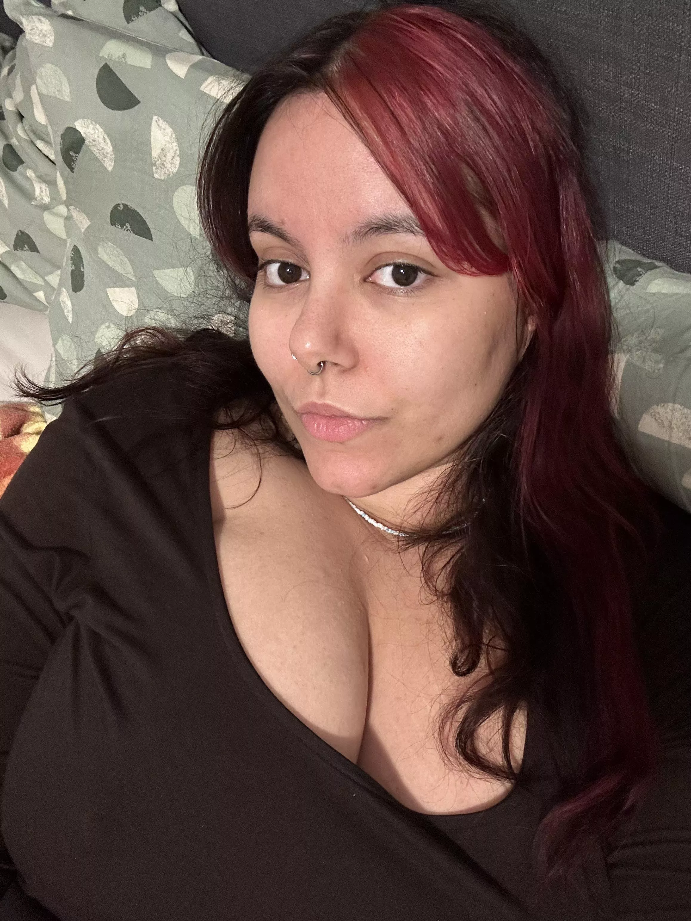 i know i look tired but i’m also [f]reezing lol posted by kittycatpeach