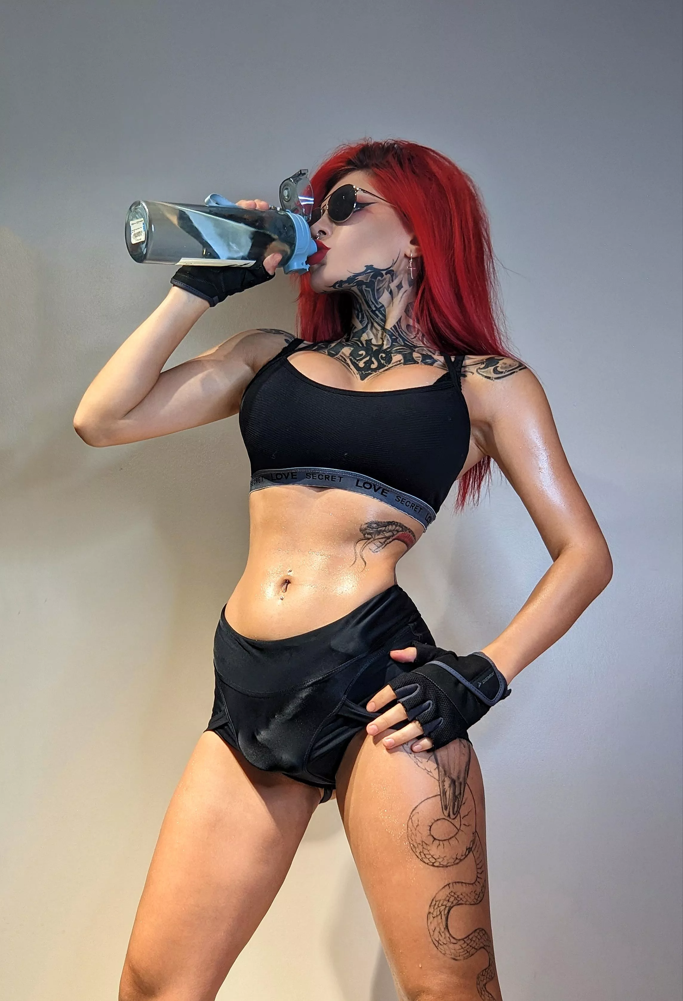 I'm here to drink some water and destroy your sweet ass. And I'm already drinking posted by Vampandbeauty