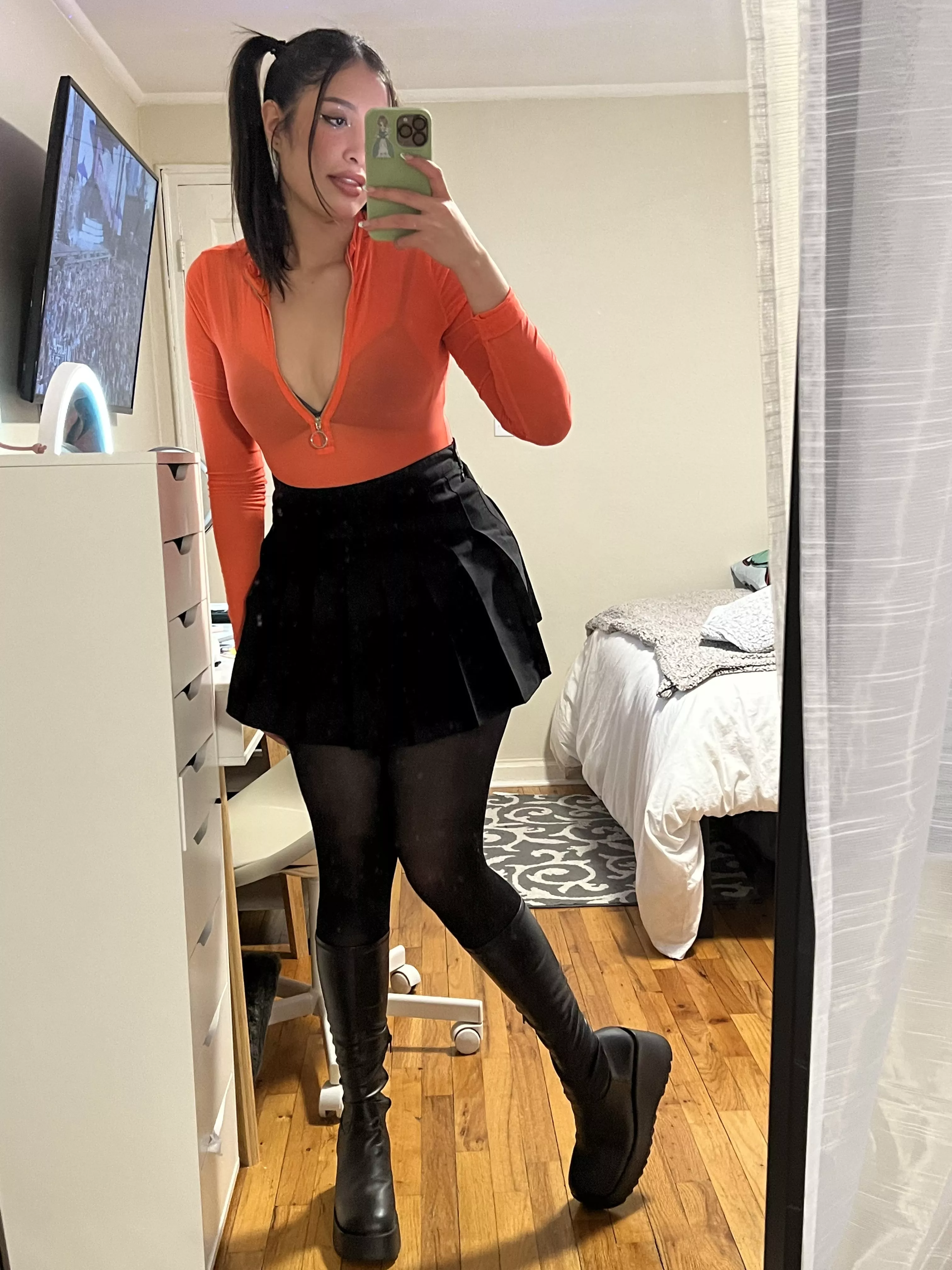 In my new boots posted by CrediblyDown