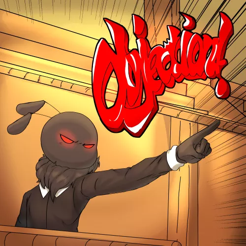 OBJECTION! (Art by me) by sonofan_oficial
