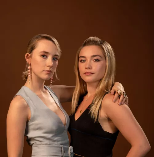 Saoirse Una Ronan and Florence Pugh by nataSlliWnruBUnIlleH