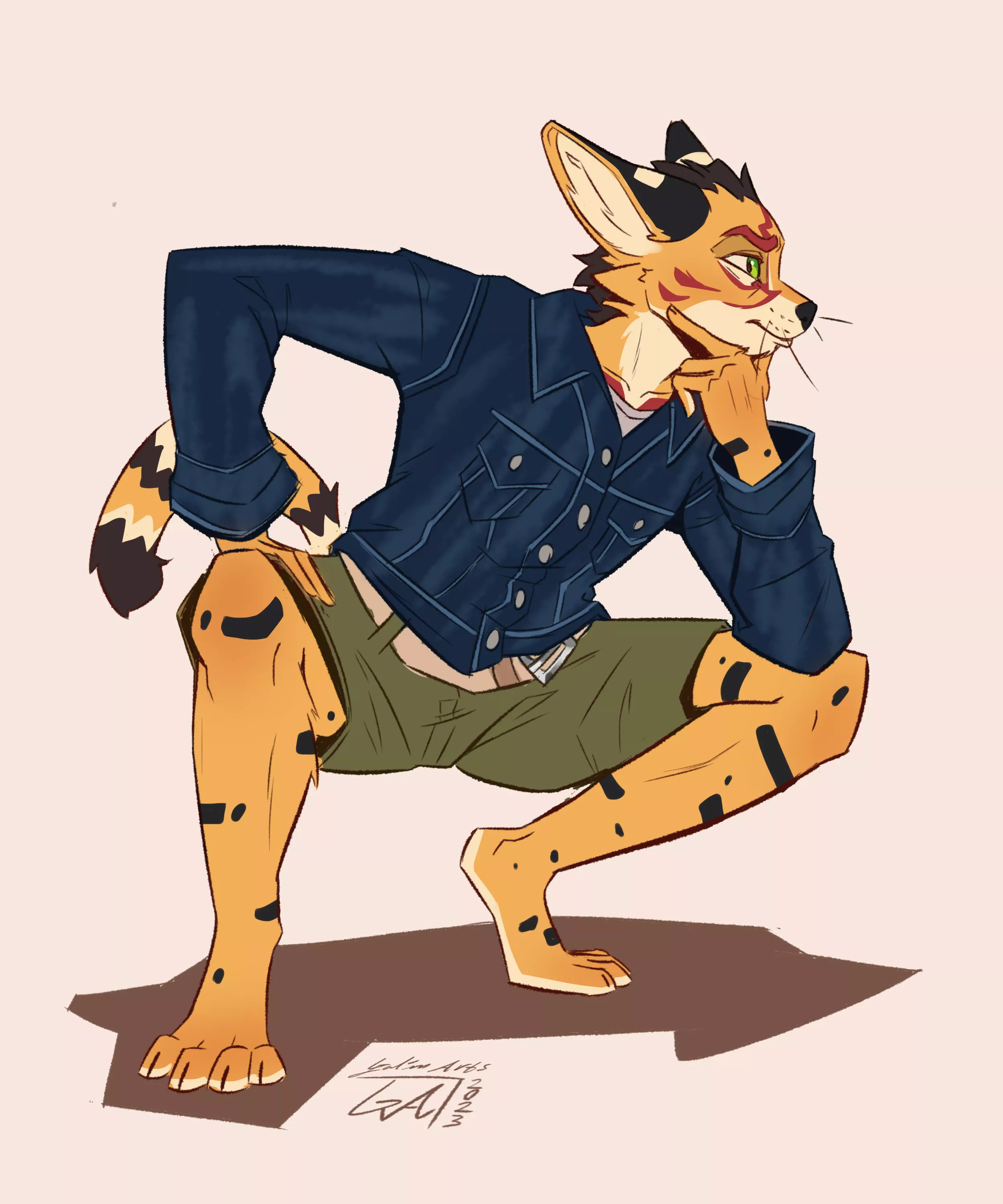 What's he thinking? - Art by me 🍪 (Patreon reward) posted by Galinn-Arts