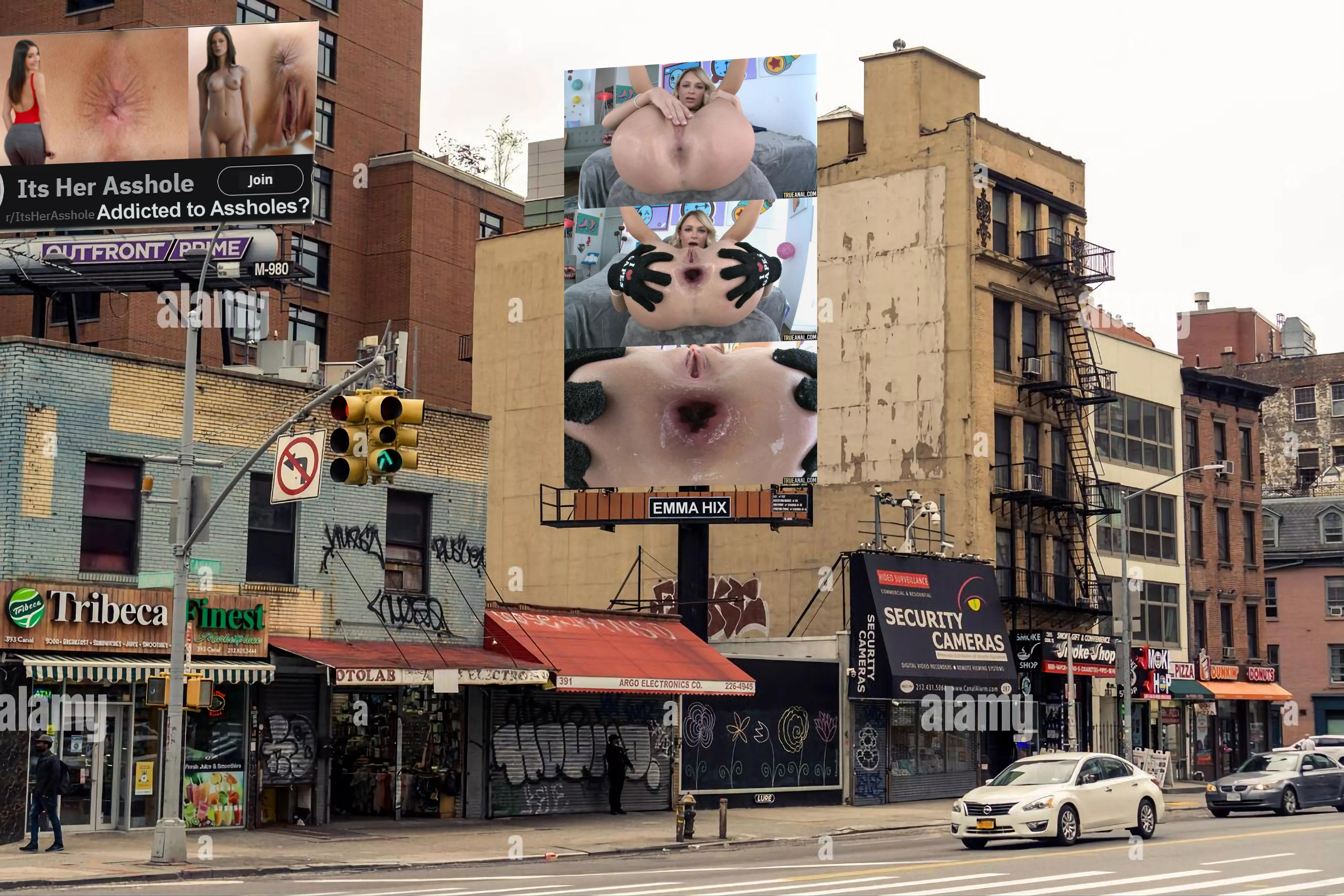 Canadian Emma Hix takes over NYC Tribeca billboard! posted by Destined2SuckAsshole