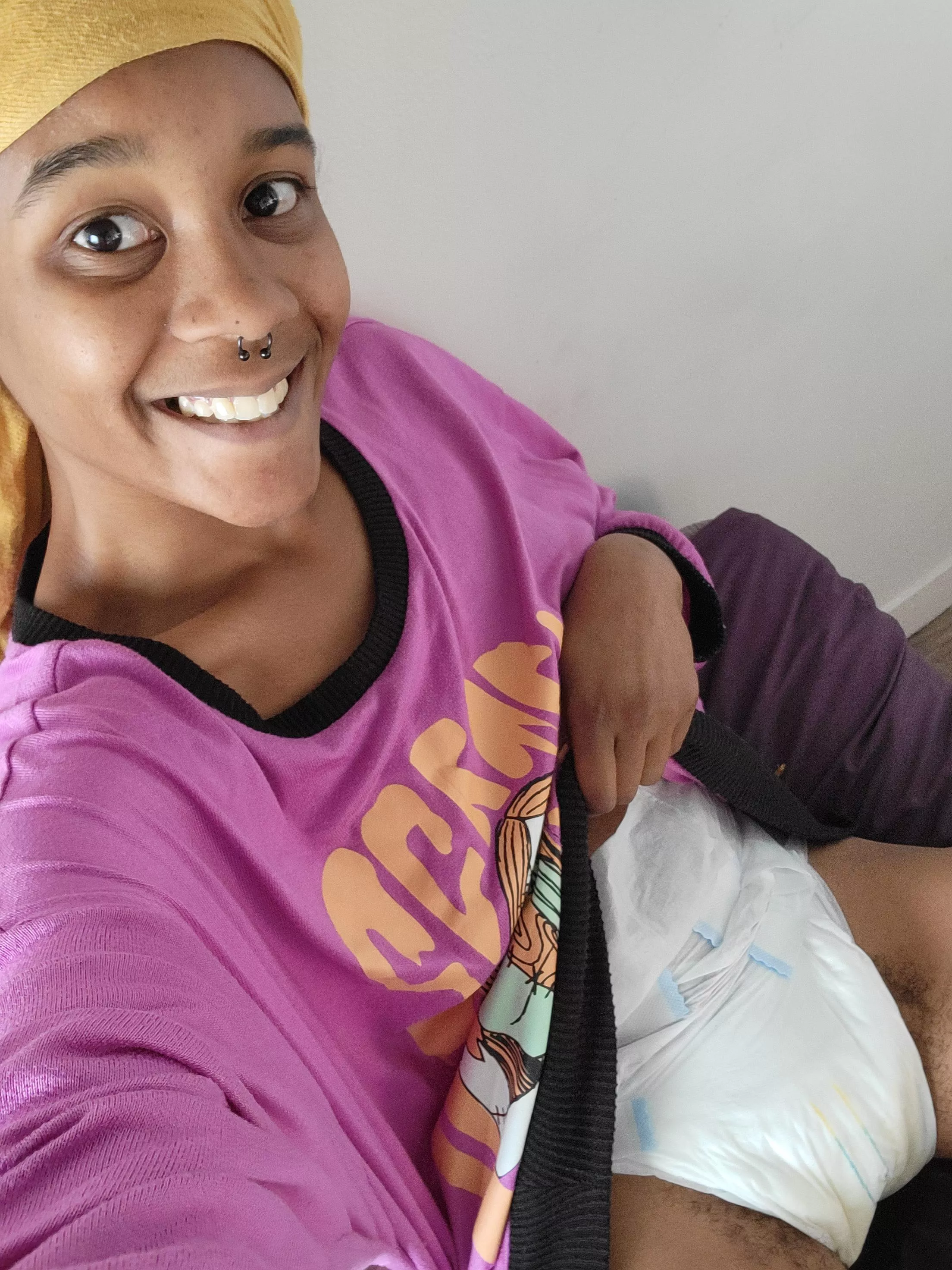 Haii my diaper is wet posted by TheEbonySaint