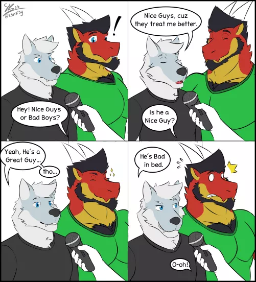 Nice Guys or Bad Boys? (comic made by me :3) by S3nK3yM4S