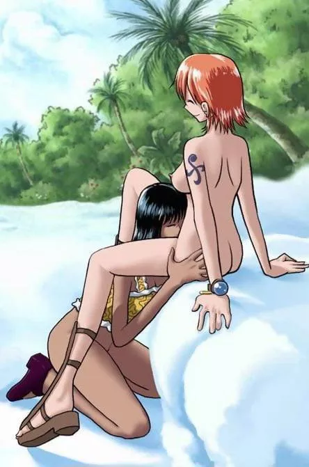 Robin licks Nami's pussy posted by Cheek_Future