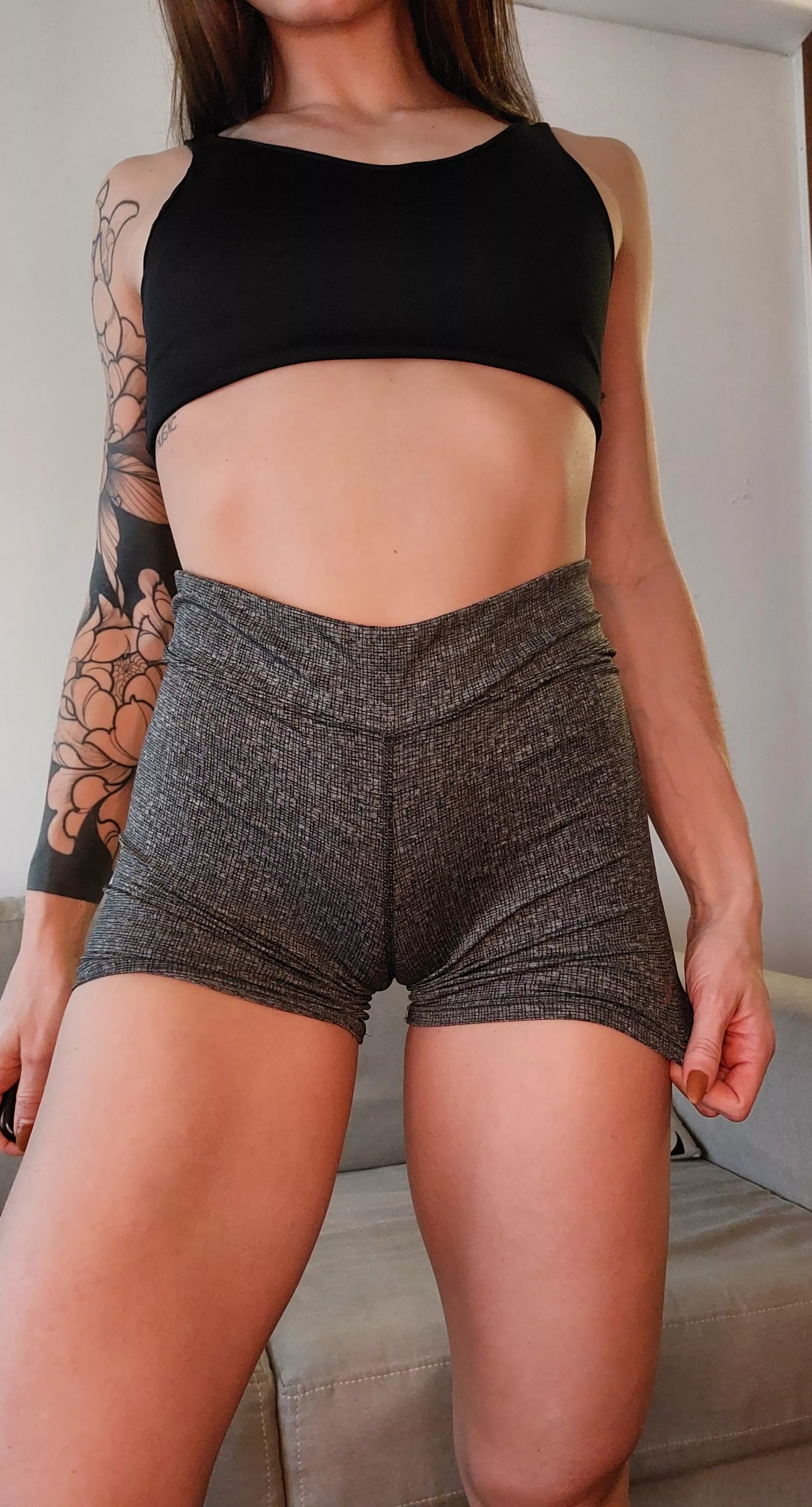 these booty shorts should call me cameltoe shorts hihi posted by bellixalexia