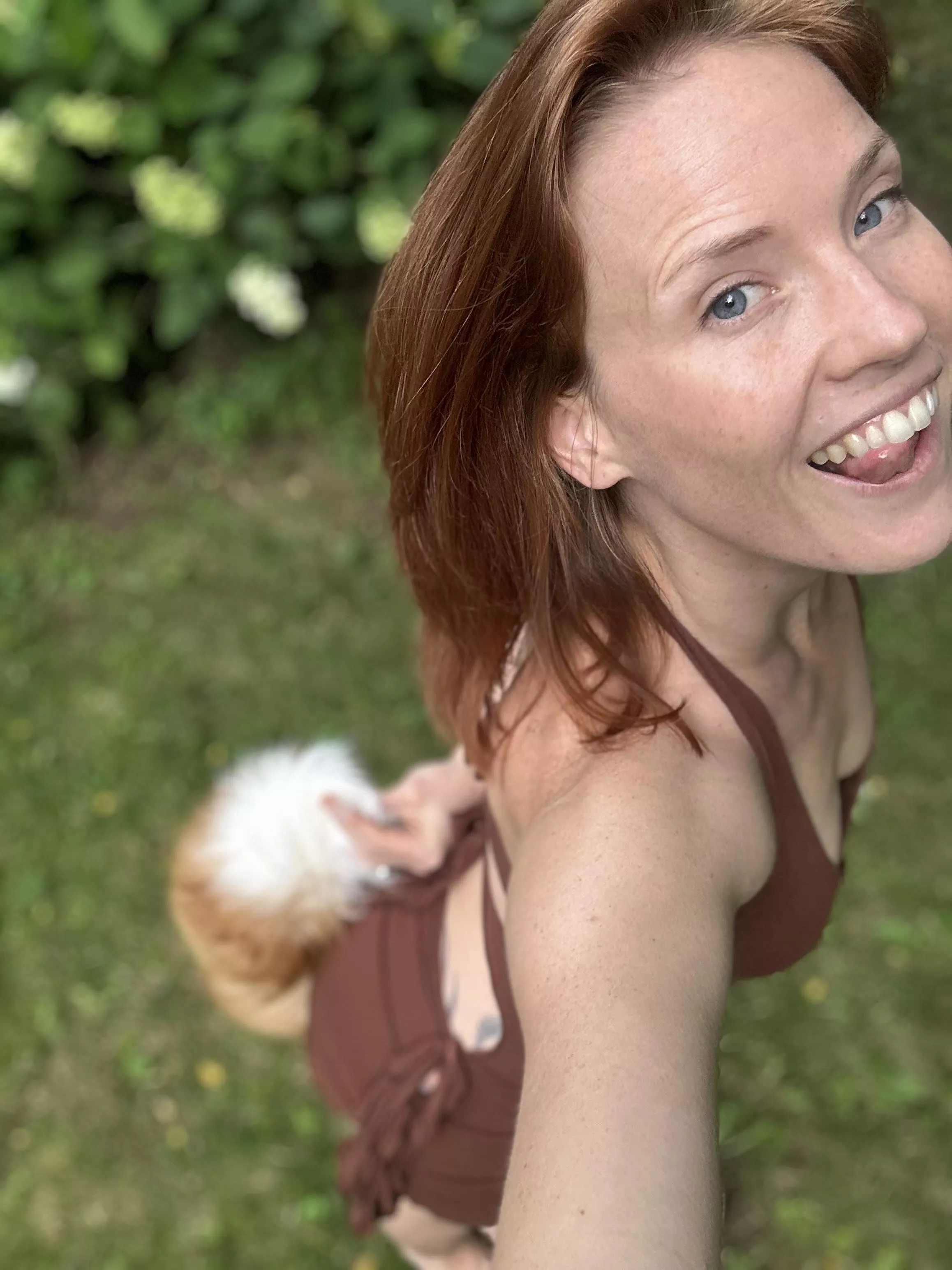 Come play with the fox in the garden 🦊 posted by kyraaulani