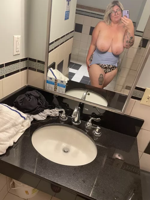 A little saggy but would you still lick my nipples? by Other_Kangaroo358