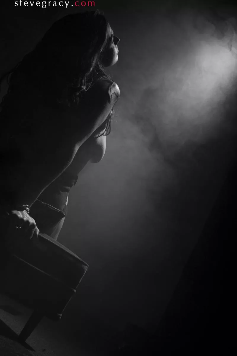 Andrea in fog posted by SteveGracyPhoto