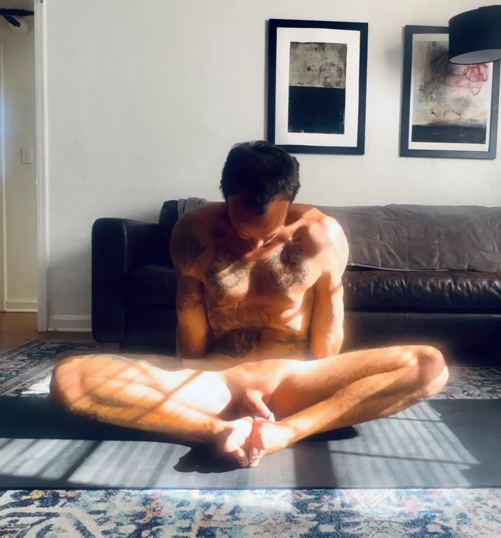 As a nudist, the only way to do yoga. posted by imparaphrasing2