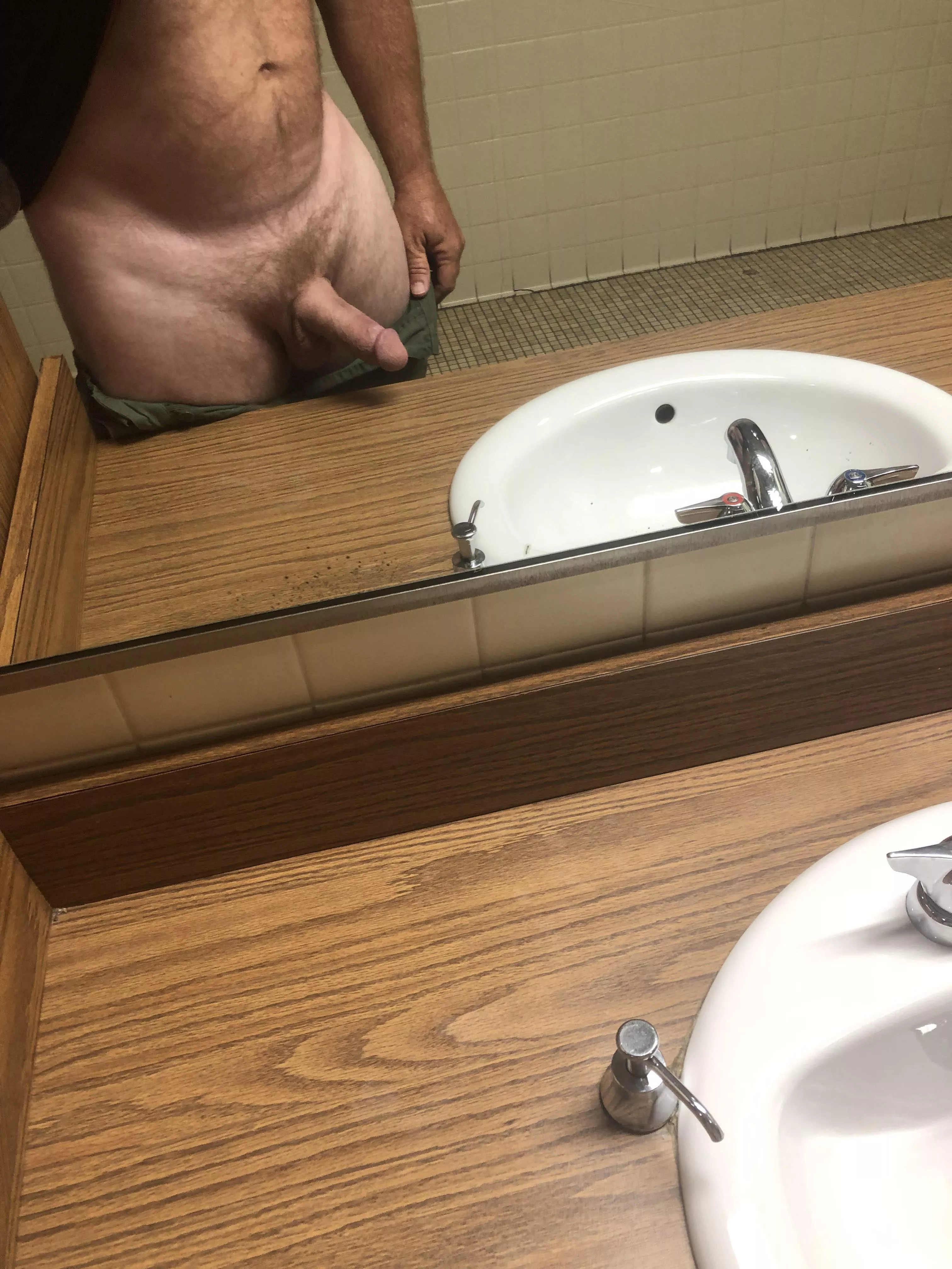 Dad (55) is bored in the office. Will you meet me in the bathroom on the empty floor? posted by aitor33