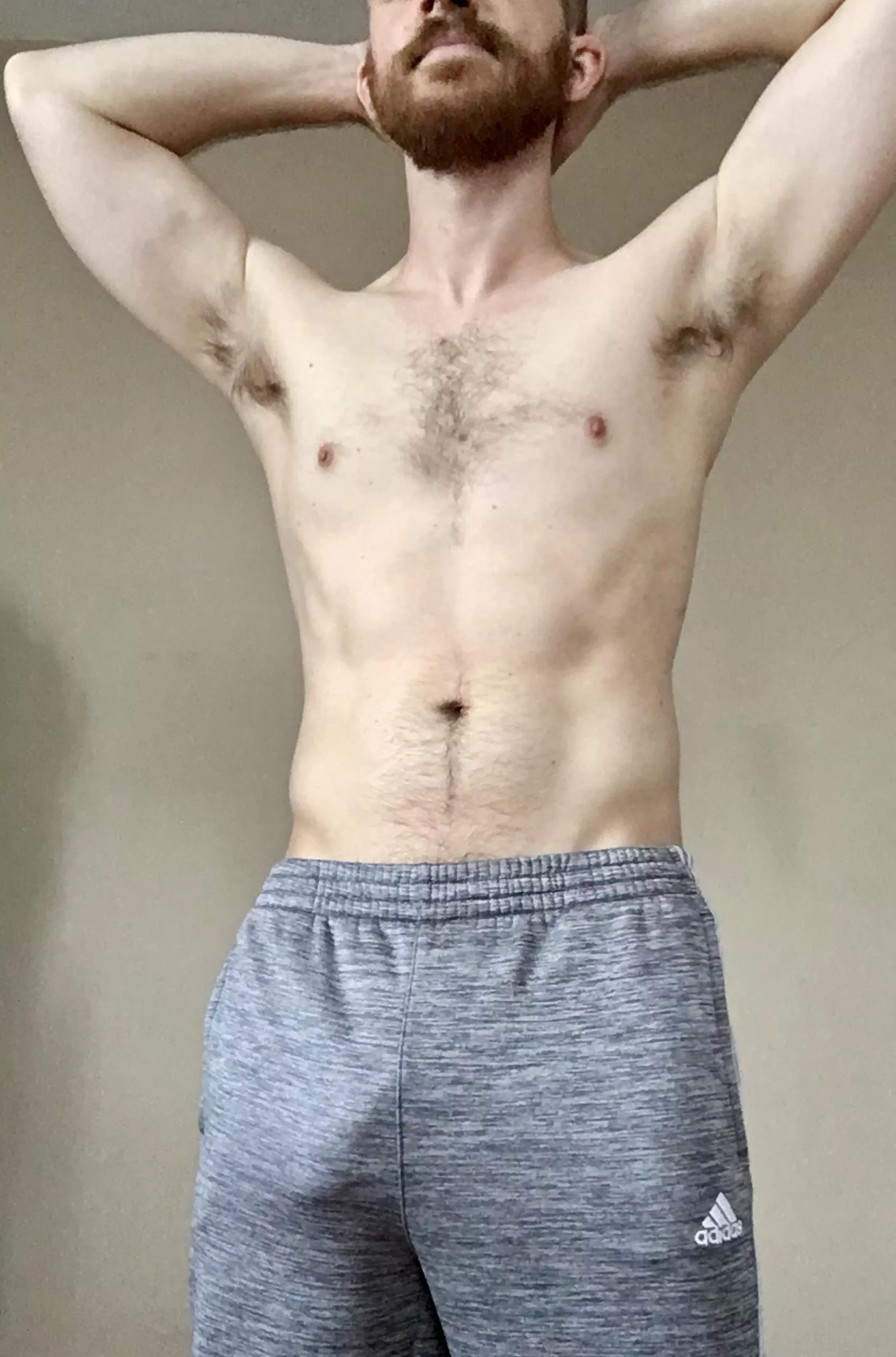 Do I look good in grey sweatpants? ✅ or ❌ posted by jakethelion2