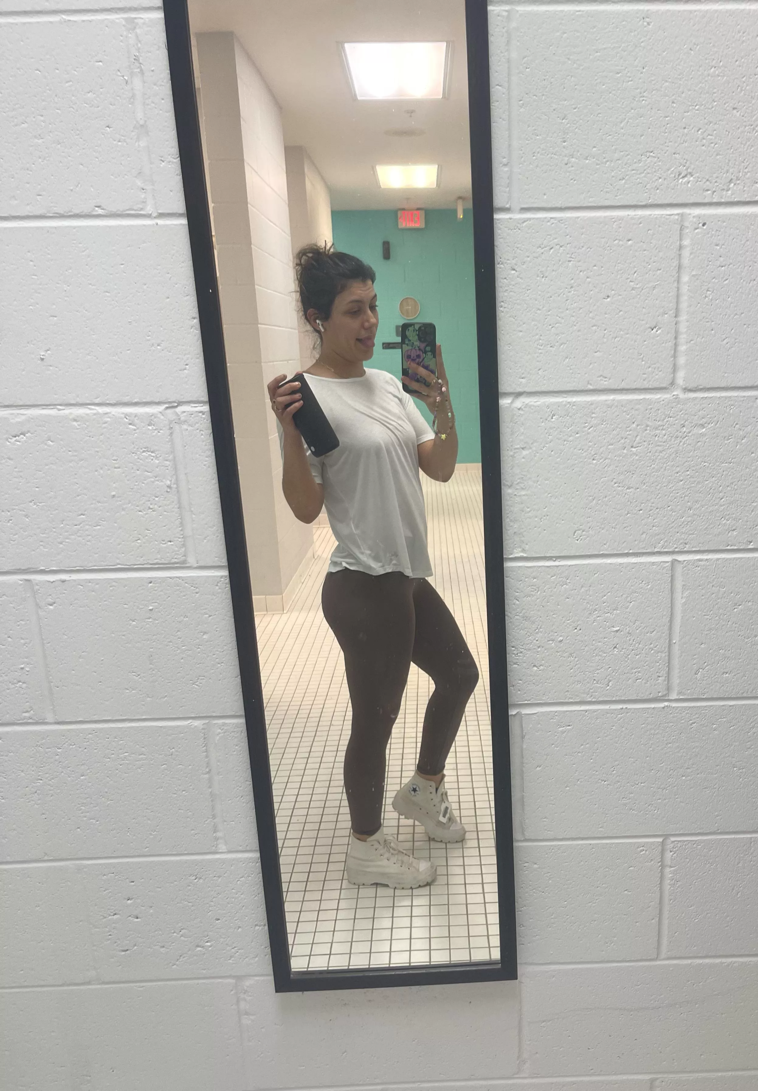 Dying from this heat or from the workout? posted by Nickythefairy