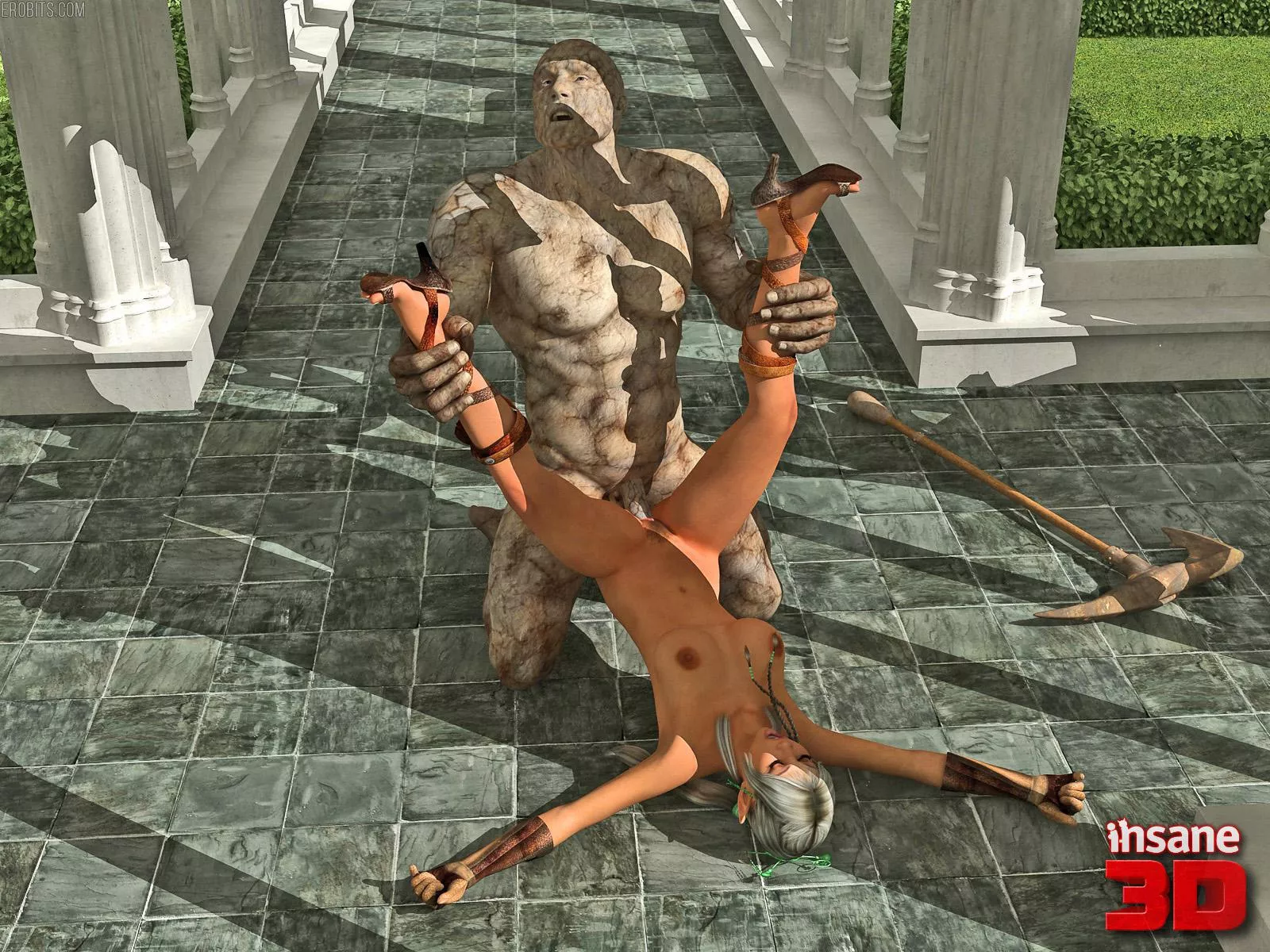 Elf girl fucked by Golem (insane3d) posted by insane3dporn