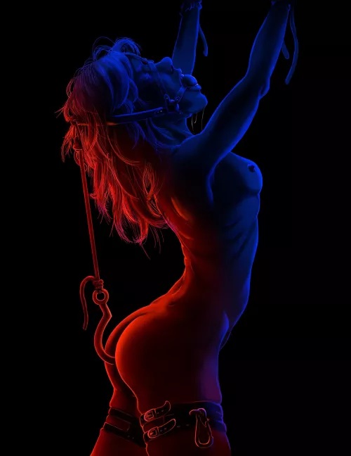 Hooked and gagged by kajdany85