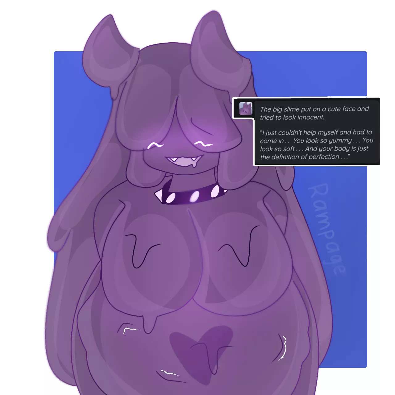 {Image} Got this respond from a cai bot I made, so decided to draw it [OC] posted by Maxine_Rampage