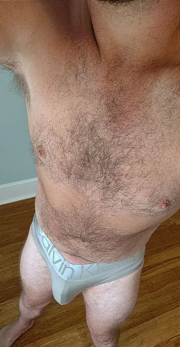 Is hair and bulging CKs sexy? posted by Hotfitdadbod