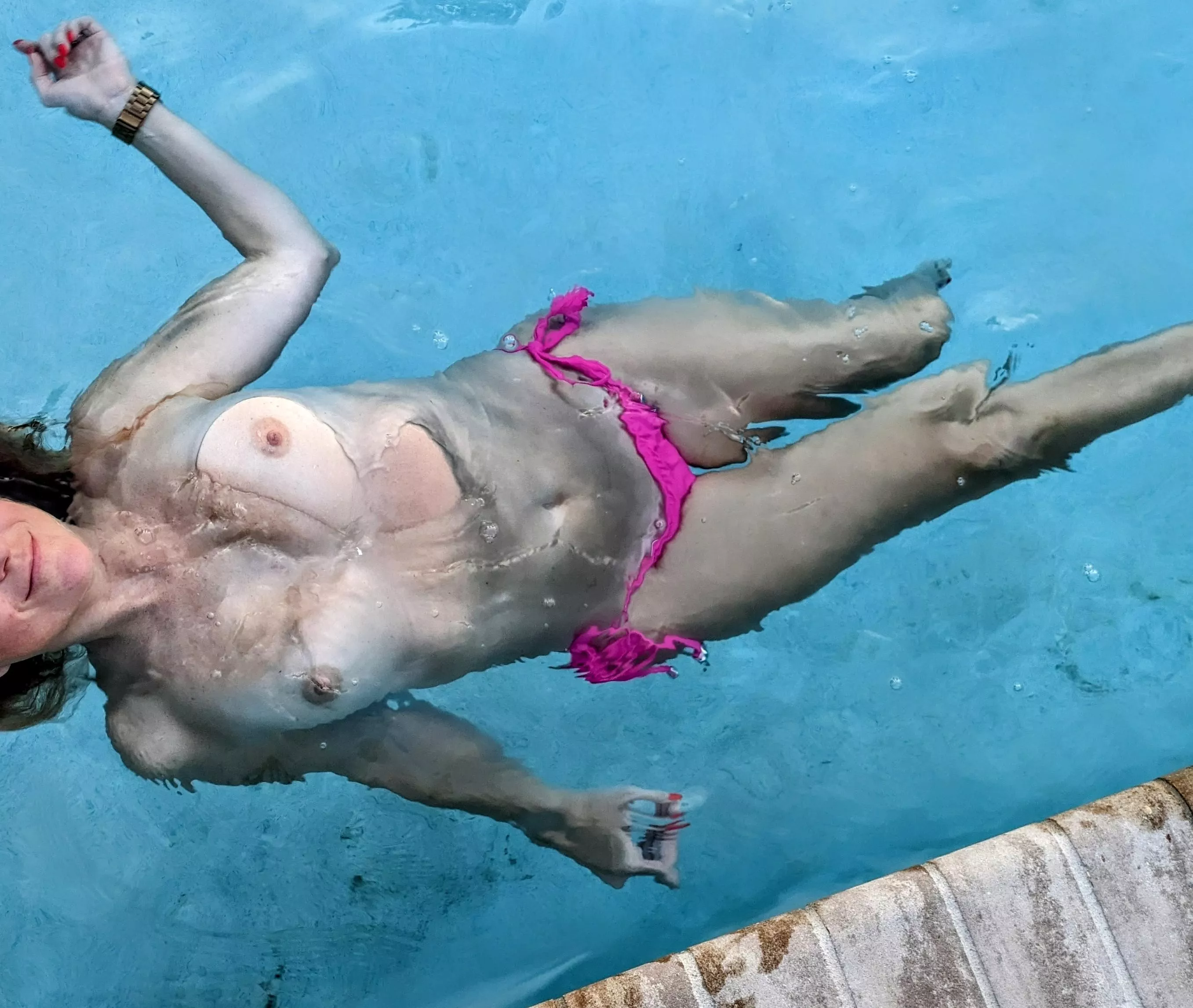 Join me for a swim. posted by SRPRed