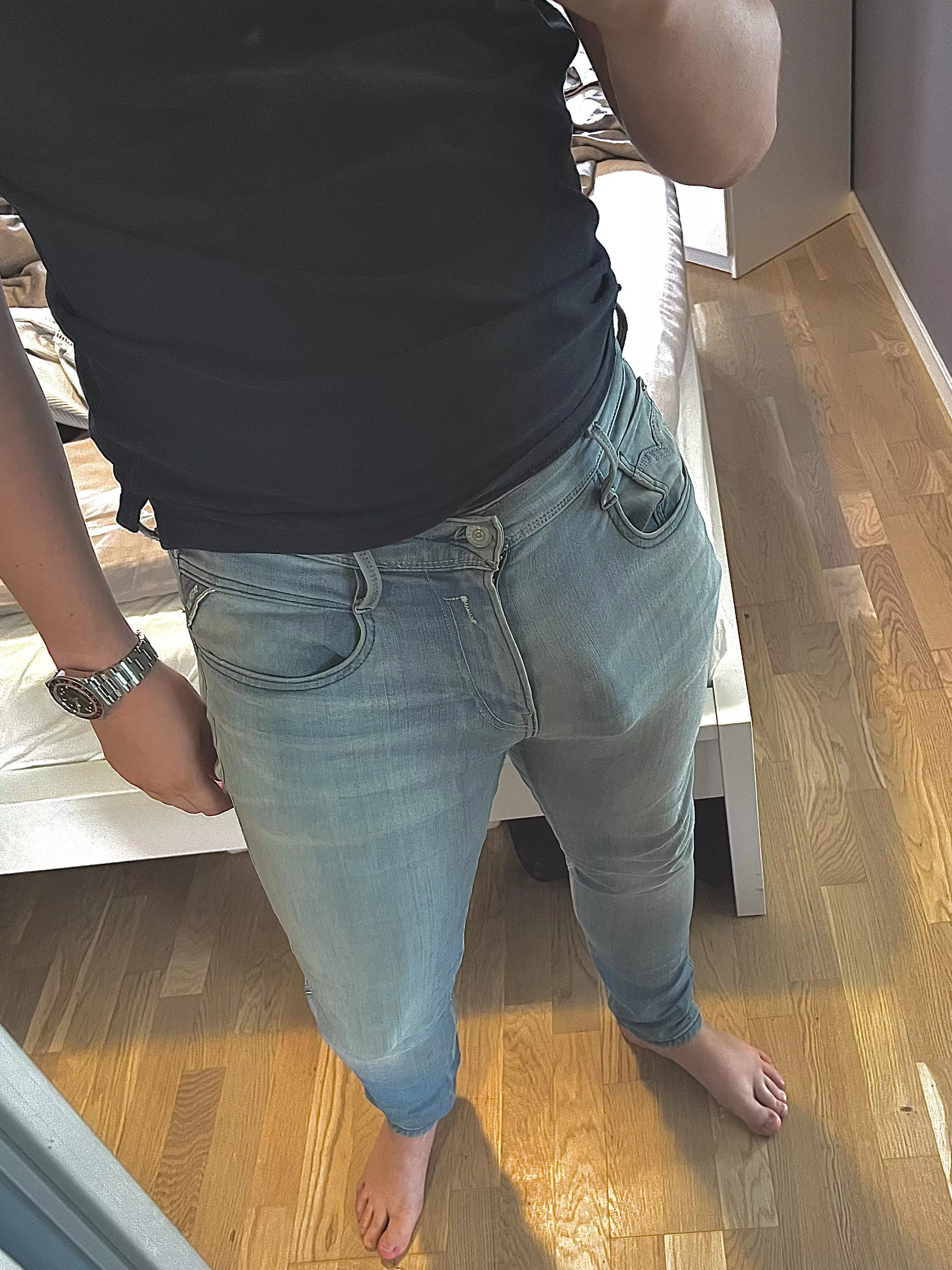 Light jeans are a risk posted by ThorJackhammerson