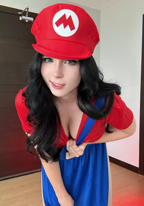 Mario from Super Mario cosplay by SweetieFox by Sweetie_Fox