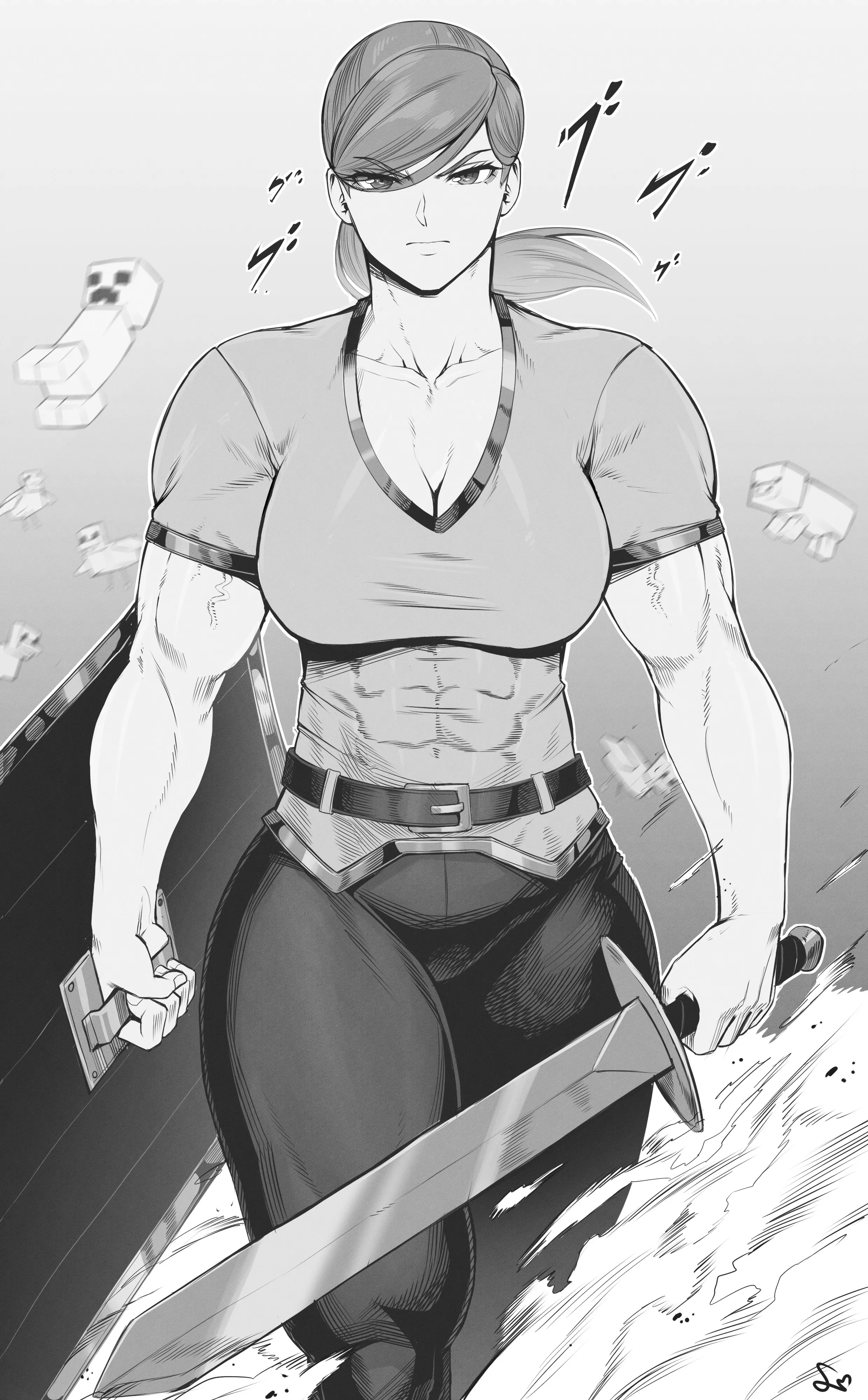 Menacing Alex (SpeedL00ver) [Minecraft] posted by TheTMoneyMan