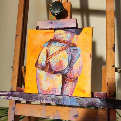 Oil study 8/23 #1 by me by ham-sandwitch47