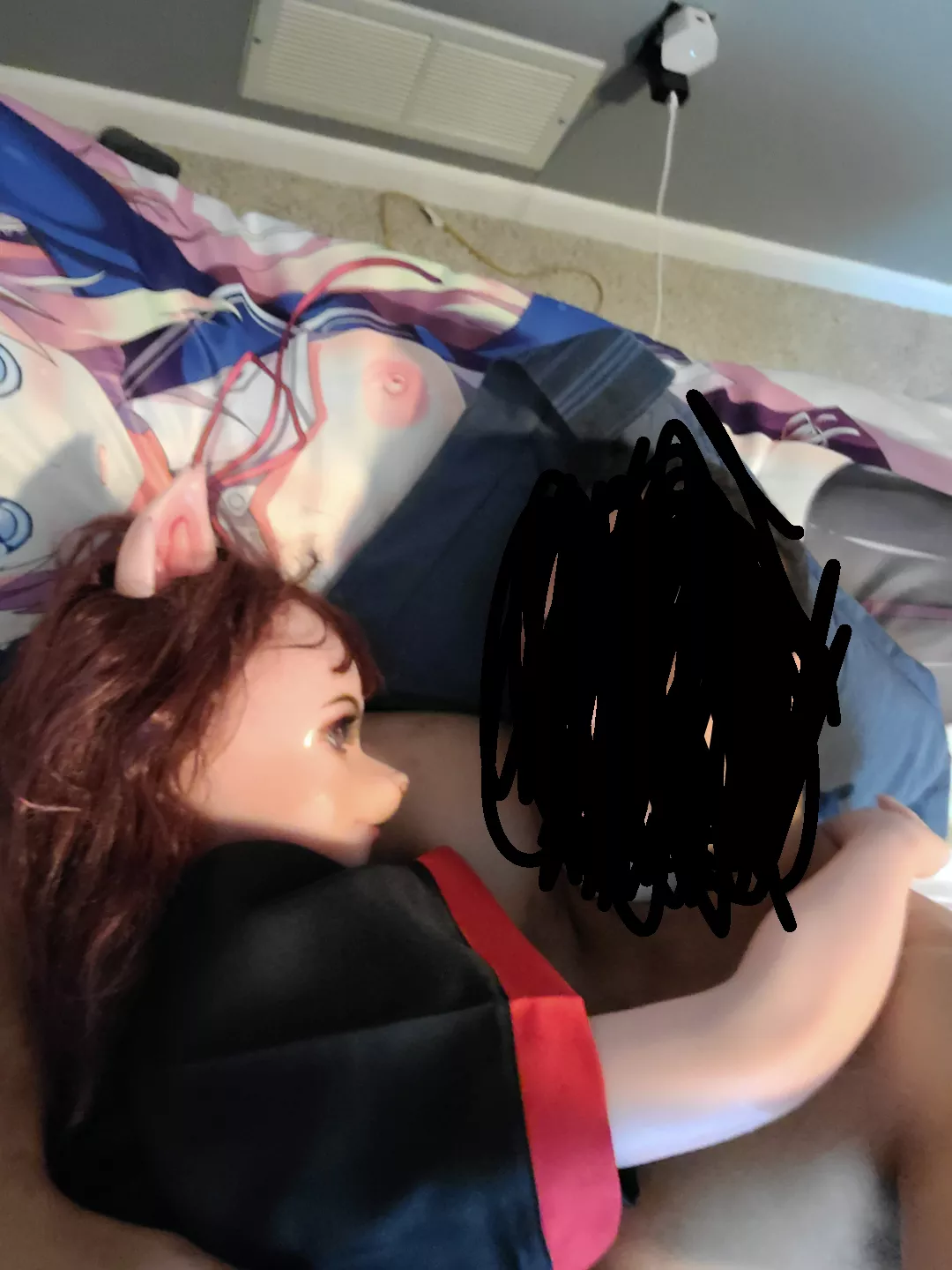 She doesn't want me to get out of bed posted by thatkurokitsune