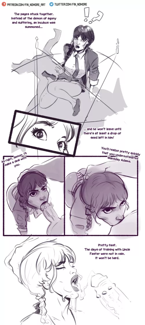 Wednesday Addams and The Demon. Vol. 1 (FinNomore) [Wednesday] by zetta_rumor